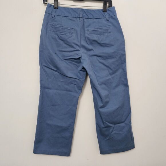 OLD NAVY Women's Blue Casual Capri Ankle Khaki Pants Size 4 - Picture 6 of 9